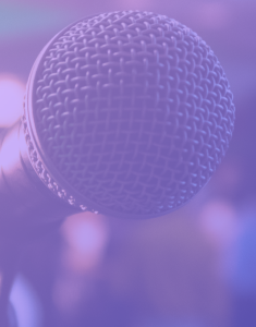 Image of a microphone , symbolizing our company's presence at ONE Conference – Amplifying Our Voice and Insights.