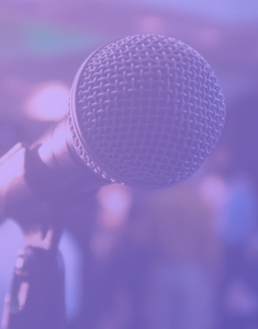 Image of a microphone , symbolizing our company's presence at ONE Conference – Amplifying Our Voice and Insights.